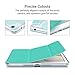 iPad Mini 3 Case,iPad Mini 2 Case,iPad Mini Case,ULAK Slim Bumper Smart Case Stand for Apple iPad Mini 1/2/3 Colorful Clear Back Cover Lightweight with Auto Sleep/Wake Function, Mint Green