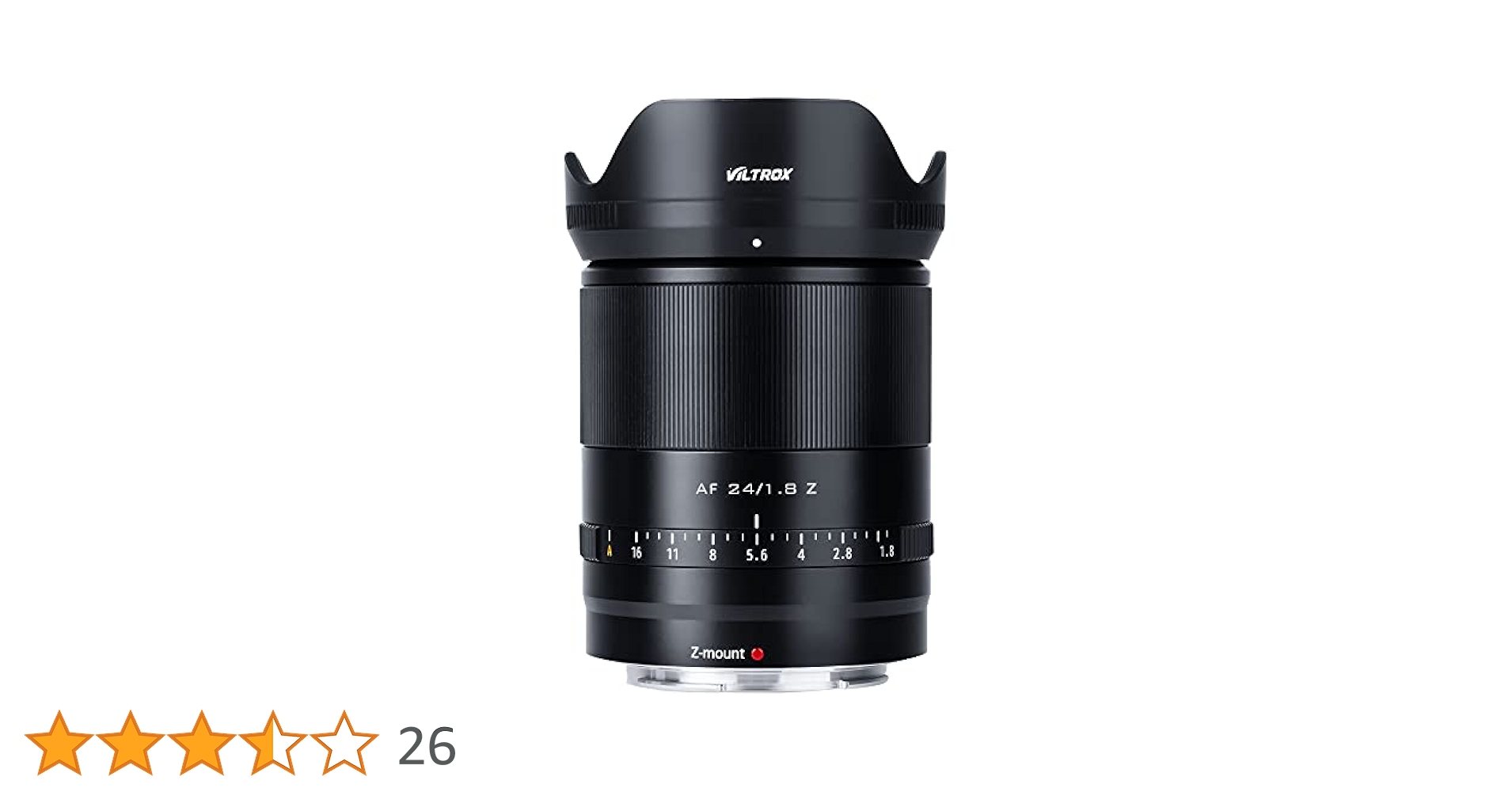 Amazon.co.jp: VILTROX AF 24mm F1.8 Z Nikon Zマウントフル