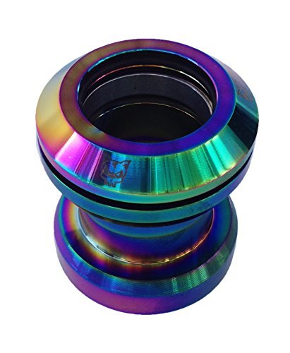 Team Dogz Rainbow Neo Chrome Stunt Scooter Headset