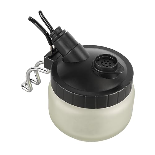 Miniatura 4 de Lvifloae - Recipiente Universal De Vidrio Para Limpieza De Aerógrafo Con Soporte Para Bolígrafo Espray De Uñas