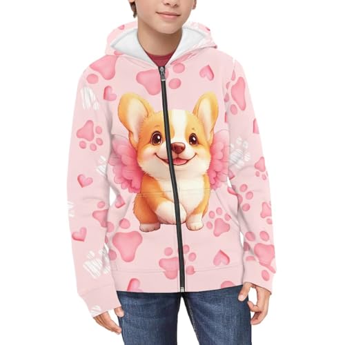 Image of Biyejit Kids Novelty 3D Graphic Printed Hooded Sweatshirt
