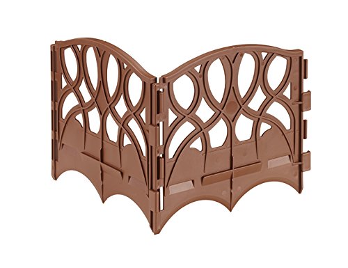 Valley View Sde-20Lb Scroll Decorative Lawn Edging, 20', Light Brown #TOP1