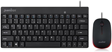 Perixx PERIDUO-212 Wired Mini Keyboard and Mouse