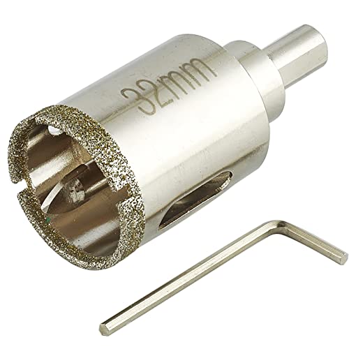 Image of 3 Inch + 1 1 /4 Inch Diamond Hole Saw with Pilot Bit, DaduoRi Tile Hole Saw Bits with Center Drill Bit for Glass, Porcelain Tile,Ceramics, Marble and Granite