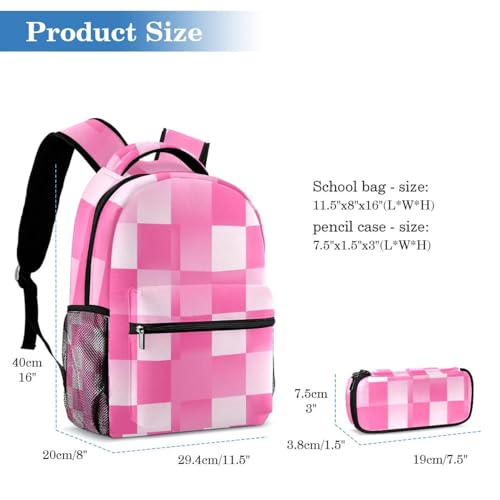 Sacs à dos de jour résistants avec trousse pour adolescents