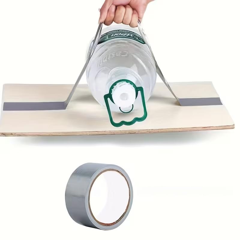 Duct Tape Super Strong Waterproof Silvery Gray Heavy Duty Adhesive for Walls Plastics Glass Wood Packing Repair Cable Bundling, Width40mm*Length20m