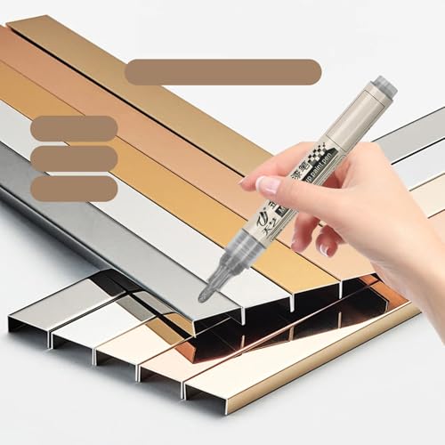 Runhomal Touch Up Paint Multi Surface Touch Up Paint Pen Scratch Repair For Wall Appliances Doors Furniture Gold One Size
