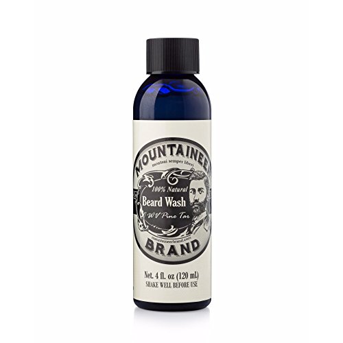 Beard Wash by Mountaineer Brand (4oz) | WV Pine Tar Scent | Premium