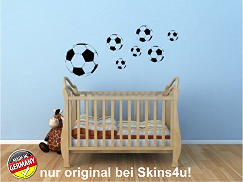 Preisvergleich Produktbild Stickerkoenig Fußball wandtattoo, Bogen