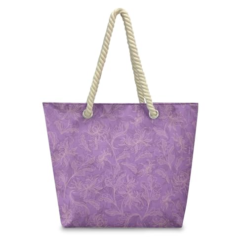 Large Beach Tote Bag With Pockets & Zipper – Waterproof Animal Horse Sunflower Design – Extra Big Travel & Pool Bag