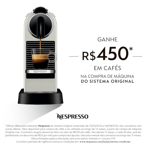 Nespresso CitiZ Branca, Cafeteira - 110V