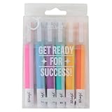 Mr. Wonderful - Set de 6 subrayadores de doble tinta para ideas destacadas