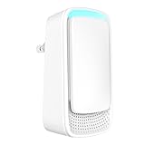 Plug In Air Ionizers - Negative Ion Technology Air Purifier - Quiet Operation Air Freshener for Home, Bedroom, Office, Garage Room - Portable Air Purifiers Odor,Pets Smell - Air Cleaner White (1 Pack）