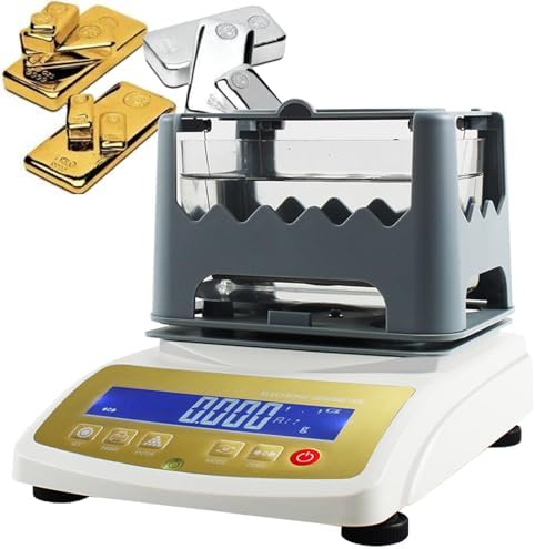 Digital Gold Purity Tester - Precision Precious Metal Analyzer for Jewelry & Investment - 0.01g/cm³ Resolution for Accurate Authenticity & Density Testing