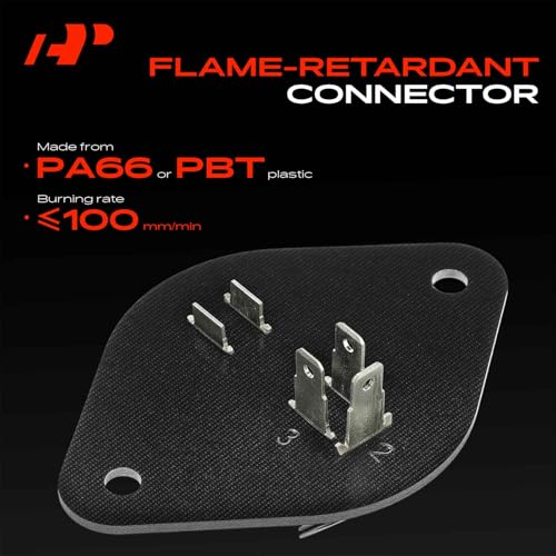 Image of A-Premium Front HVAC Blower Motor Resistor Compatible with Chevrolet & GMC | for C1500, K1500, K2500, C2500, C3500, Blazer, K3500, C1500 Suburban, K1500 Suburban, K2500 Suburban, C2500 Suburban