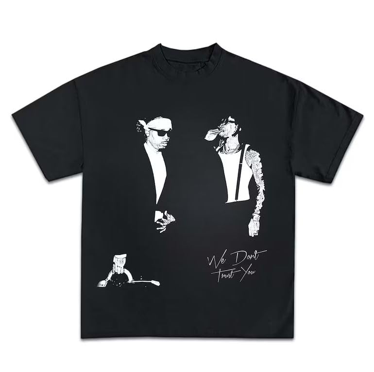 We Don't Trust You Future Tour Streetwear T-Shirt Black