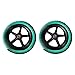 FytStycale 1 Pair Balance Bike Replacement Wheels Training Wheels Cycling Repairing 11 inch Maintenance Outdoors Sports Lightweight, Green