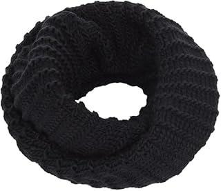 Infinity Scarf for Women, Ladies Knit Loop Wool Scarves Neck Warmer For ...
