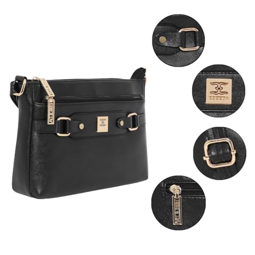 Image of ESBEDA Classic Structured Buckle Sling For Women | Ladies Purse | Slings For Casual Carry | Stylish Sling Bag | Gift Bag For Women
