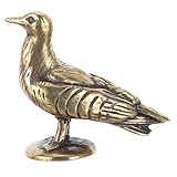 Beauté : sa finition en laiton de qualité garantit à cette figurine de pigeon en laiton un éclat et une élégance durables, la distinguant les objets d'artisanat en laiton, les figurines de colombes et les sculptures ornementales en forme de pigeon