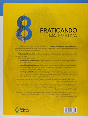 Praticando Matemática - 8º Ano - Ensino fundamental II