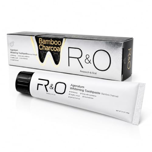 Bamboo Charcoal Whitening Toothpaste,Hydroxyapatite & Fresh Mint Toothpaste, Charcoal Powder Toothpaste for Surface Stain Cleaning, Gentle Daily Oral Care, 3.5 oz / 100g, (1pc)