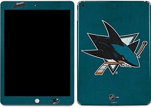 Skinit Decal Tablet Skin Compatible with iPad 9.7in (2018) - Officially Licensed NHL San Jose Sharks Distressed Design