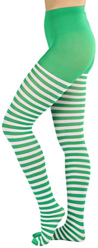 Image of ToBeInStyle Women's Nylon Horizontal Striped Tights