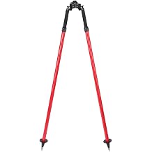 Aluminum Bipod for Prism Poles, Bipod Surveying Thumb Release for Land Surveying Total Stations