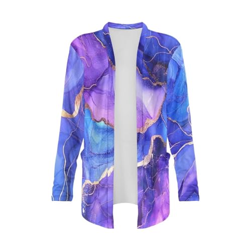 Image of Womens Open Fron Cardigan Sweaters Long Sleeve Tops Daily Coats
