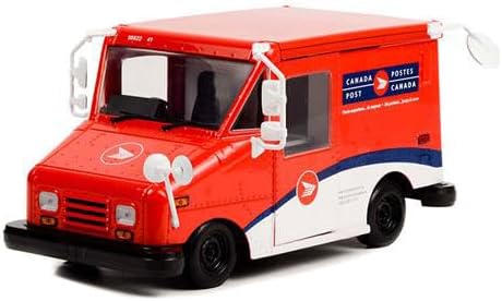 Canada Post LLV Long-Life Postal Delivery Vehicle Red and White 1/18 Diecast Model Car by Greenlight 13571