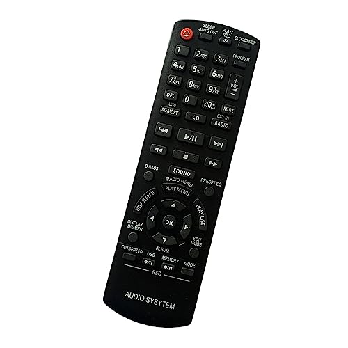 Remote Control for Panasonic SA-AKX16 SC-AKX16E-K SC-AKX16GN-K SA-AKX73 SC-AKX73 SA-AKX75 SA-AKX32PR-K SA-AKX34PH-K SA-AKX56 SA-AKX76 SC-AKX56 SC-AKX76 SC-AKX70 SC-AKX90 SA-MAX200PH CD Audio System