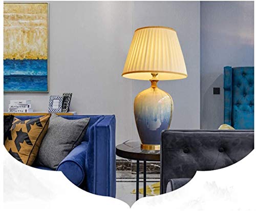 Gradient Color Flow Color Ceramic Table Lamp, Large Artistic Creation Table Lamp, Home Room Desk Decoration, for Living Room, Lounge, Corridor steampunk buy now online
