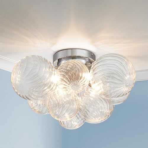 AGV Lighting Modern Bubble Glass Flush Mount