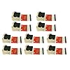 harayaa 10 stuks kleine RJ45 8P8C Connector Breakout Adapter Module Onderdelen Gereedschap Set