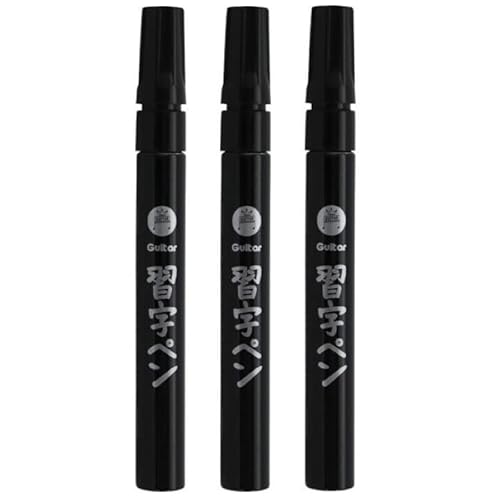 寺西化学工業 ギター習字ペン 黒 太字 3.5mm MSMP-T1 × 3本