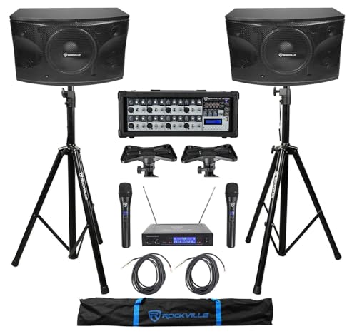 Rockville KPS12 Karaoke Speaker Pair