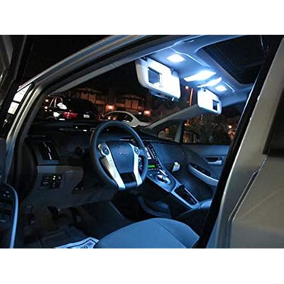 iJDMTOY Premium SMD LED Lights Interior Package Combo Compatible with 1995-2002 Mercedes-Benz W210 E320 E400 E430 E55 AMG E-Class Sedan, Xenon White