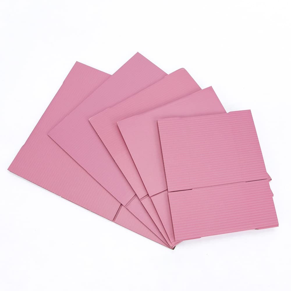 Weihnachtsgeschenkbox 5pcs / 10pcs / rosa Karton Aufbewahrungsgeschenk Wellpapier Verpackungsbox Trinkets Festival Box Weihnachtsgeschenkbox groß(Size:23x13x16cm)