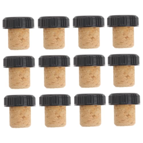 ULTECHNOVO 12pezzi Tappo Forma per Bottiglia di Vino Rosso Tappo Chiusura per Bottiglie di Vino per Bottiglia Riutilizzabile per e Bevande