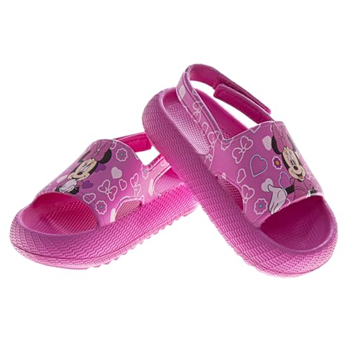 Josmo Kids Slides Open Toe Sandal - Frozen Minnie Mouse Stitch - Girls Sandals Slide SlipOn (sizes: 5-10 toddler)4