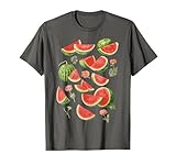Sandía Gráfico Vintage Fruta Dibujo Apoyo Palestino Camiseta