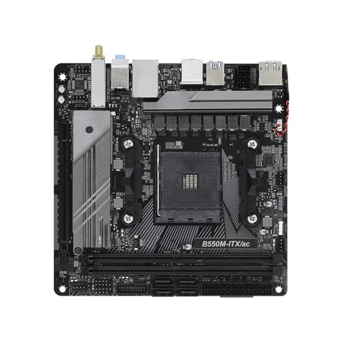 Motherboard Fit for ASRock B550M-ITX/AC Motherboard AM4 Support R5