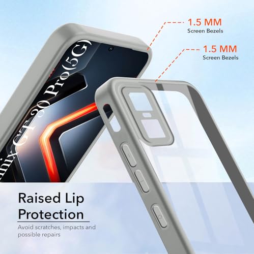 Image of Jkobi Ultra-Hybrid Back Cover Case for Infinix GT 30 Pro (Lifetime Anti Yellow | Anti Scratch | Crystal Clear Shockproof)