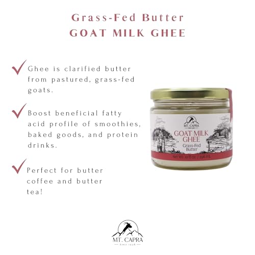 image for MT. CAPRA SINCE 1928 Mt. Capra Goat Milk Ghee | Grass-Fed Clarified Bu