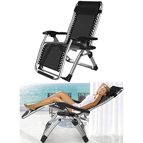 Chaise longue de balcon pliable et légère avec dossier multiposition - 7