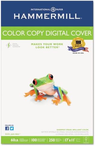 Hammermill - Copier Digital Cover Stock, 60 lbs, 17 x 11, White, 250 Sheets 12255-6 (DMi PK