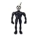 GUUZOGG Bite By Night Plush Toy, 9.8 inch Doppelganger from Bite By Night Plushies, Ennard Soft Stuffed Figure Doll for Fans, Stuffed Horror Game Figure Toy for Kids Boys Girls and Adult