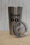 12-Piece Thank You Tumblers/ Employee Appreciation Thank You Tumbler / Corporate Thanks For All You Do Stainless Steel Travel Mugs / Teacher Appreciation Gift Tumbler