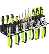 Wall Mount Screwdriver & Pliers Holder - 23 Hole Metal Tool Organizer For Garage, Workshop, Home - View #7